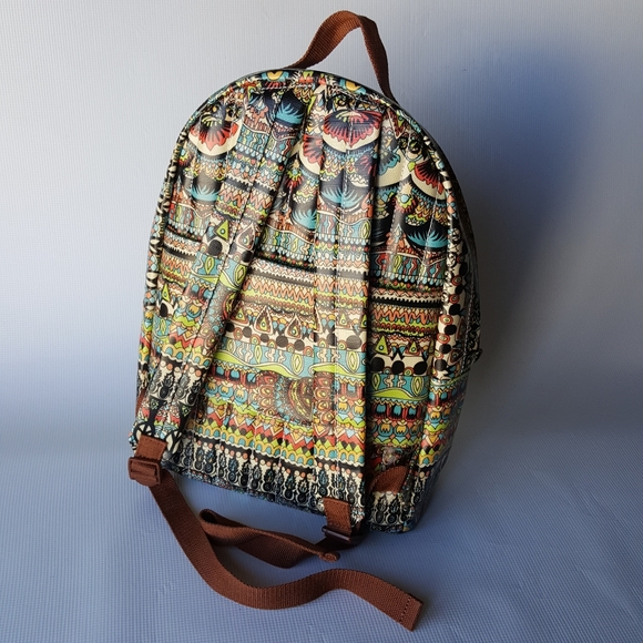 Sakroots Rockaway Elephant/Tribal Backpack Laptop - Picture 3 of 8
